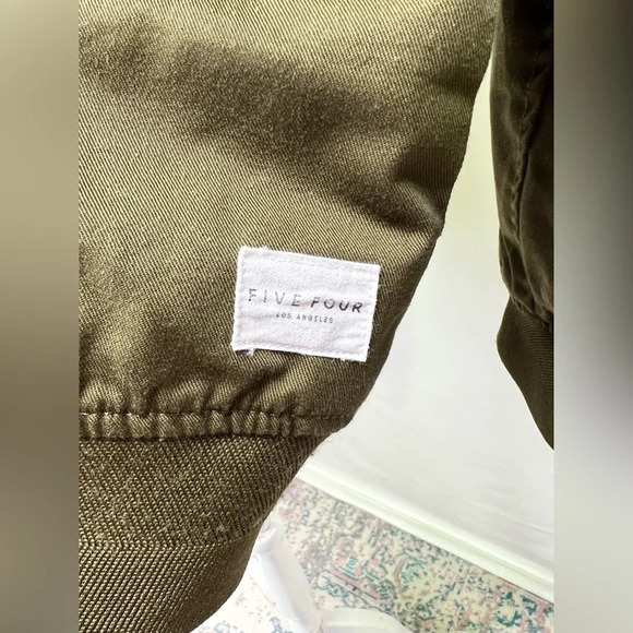 FIVE-FOUR Men’s Olive green full zip jacket size L - Picture 6 of 16